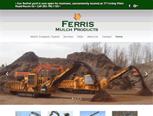 Tablet Screenshot of ferrismulchproducts.com